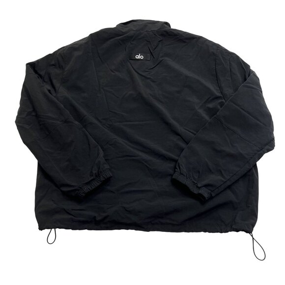 ALO Yoga Takeaway Track Pullover in Black - Picture 4 of 5